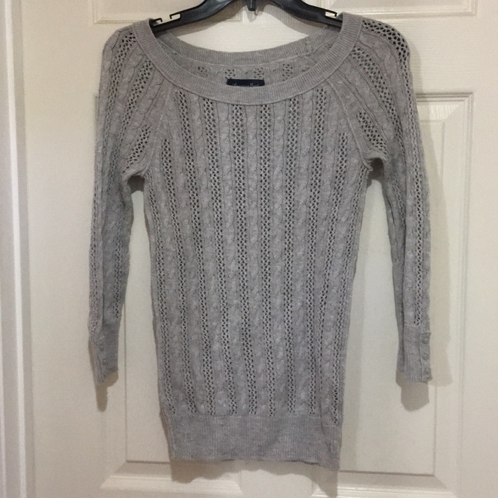 Gray Knit Sweater